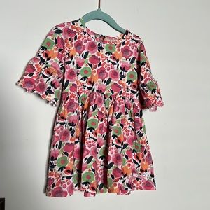 Ruffle Butts Floral Knit Dress
